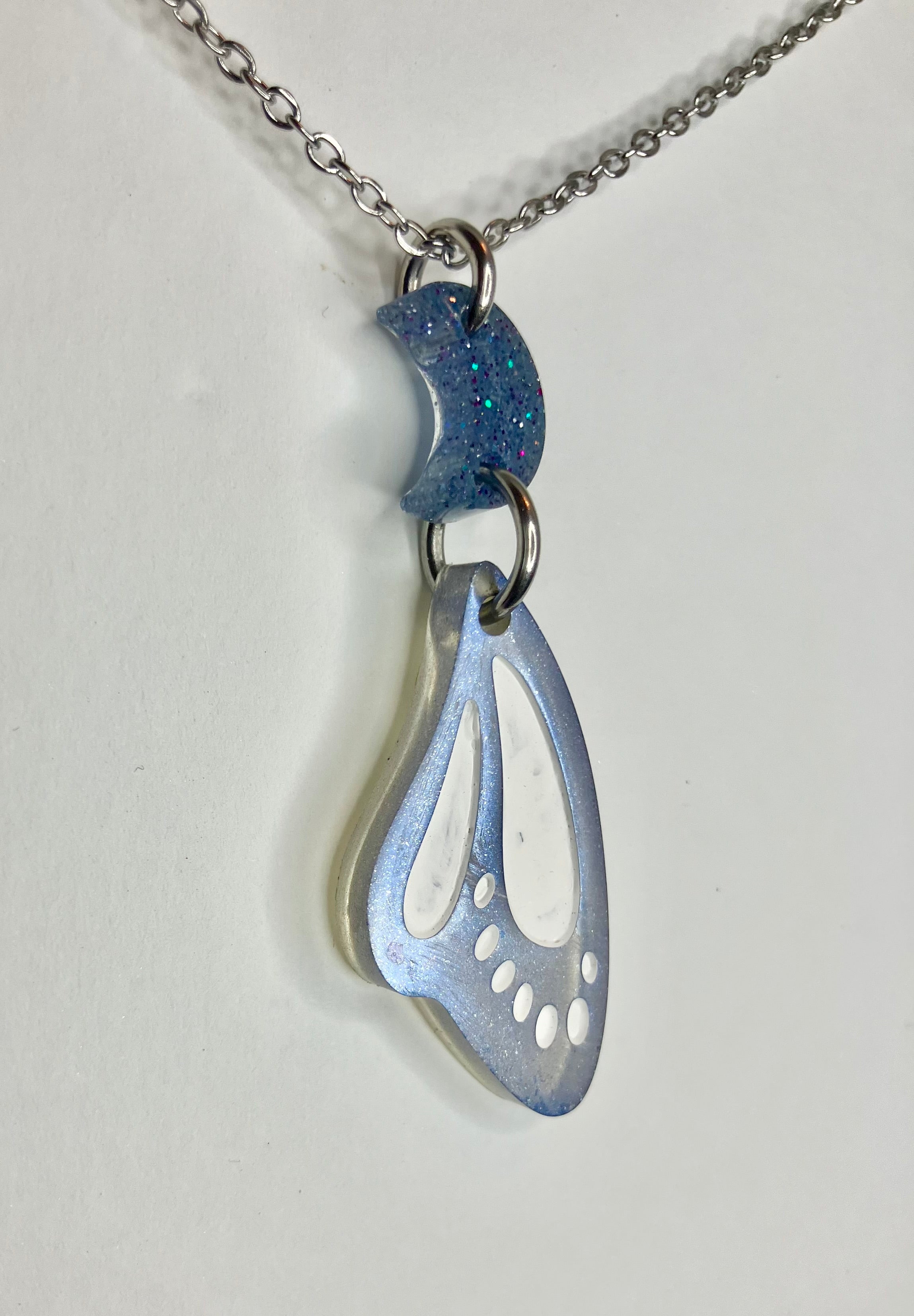 butterfly wings resin jewelry