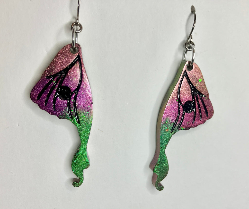 butterfly wings resin jewelry
