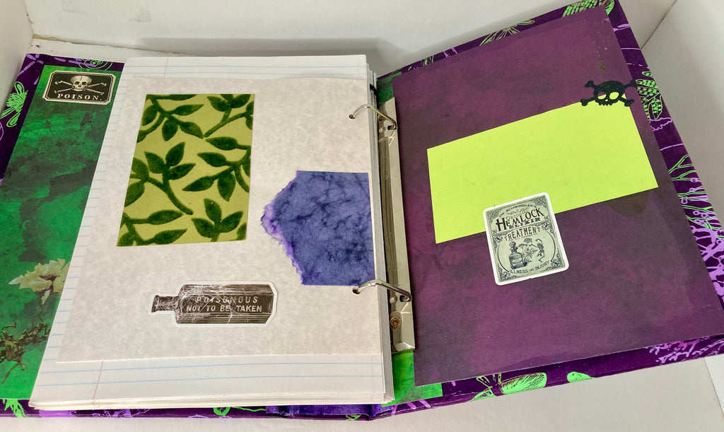 Poisonous plants themed junk journal
