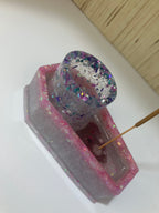 Coffin votive holder/incense burner