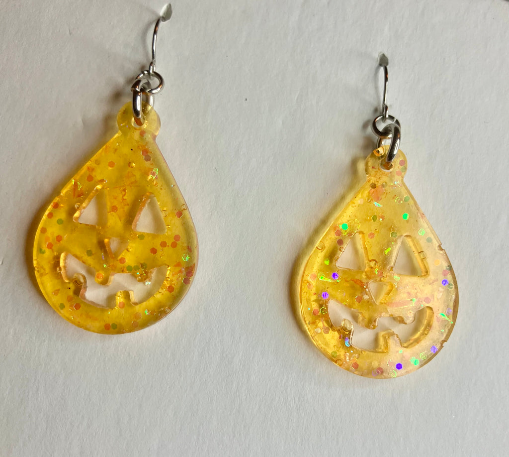Miscellaneous spooky resin earrings