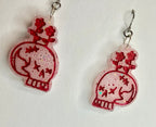 Miscellaneous spooky resin earrings