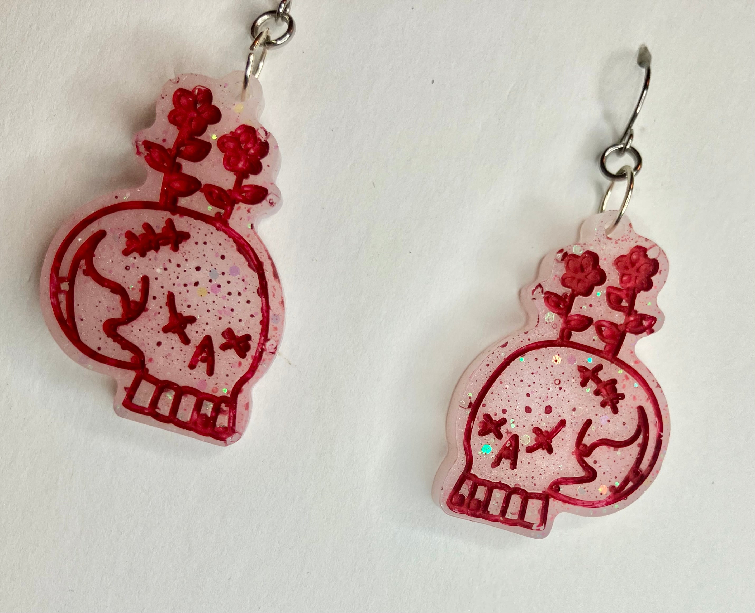 Miscellaneous spooky resin earrings