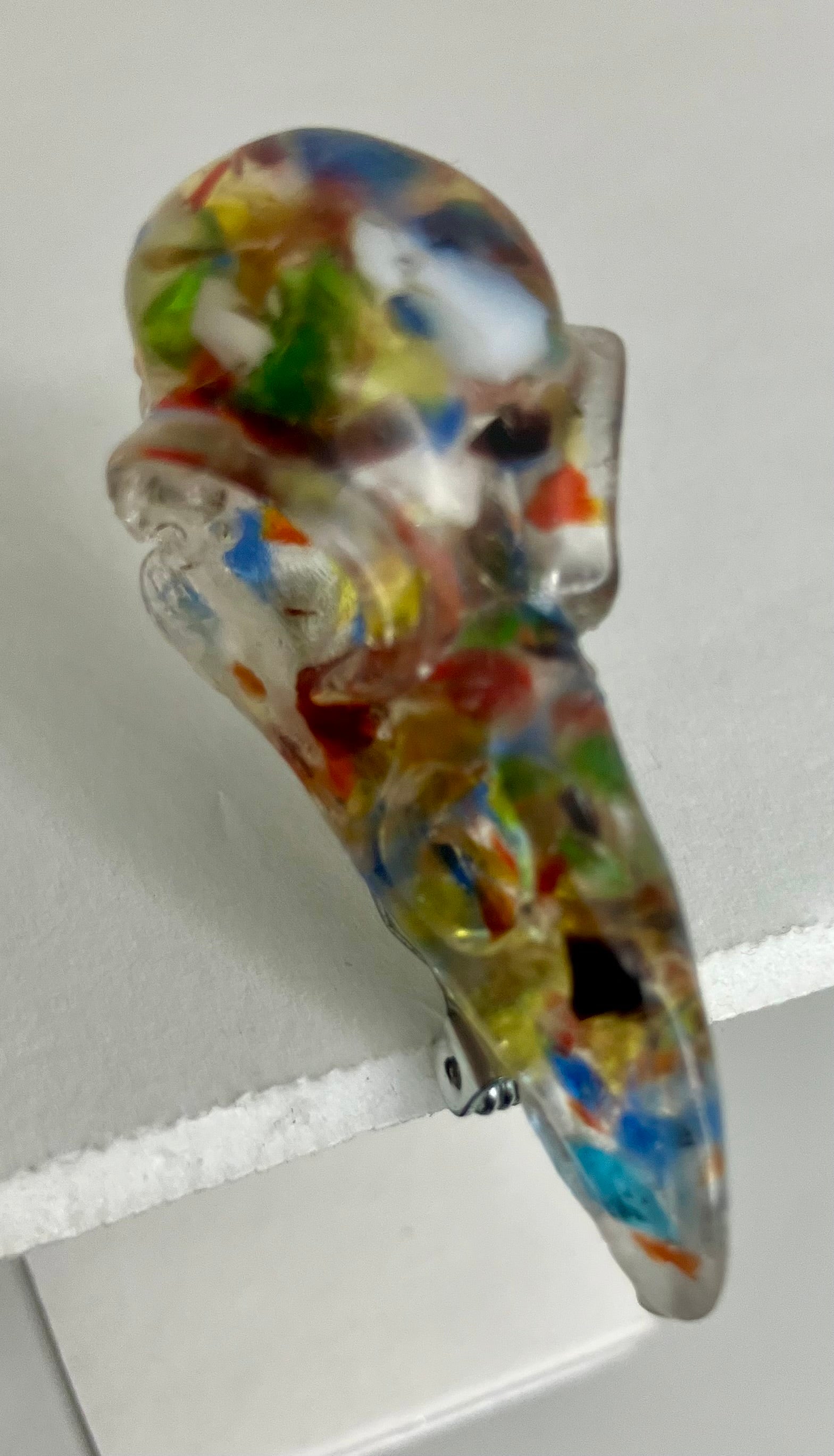 Resin pins and hair clips