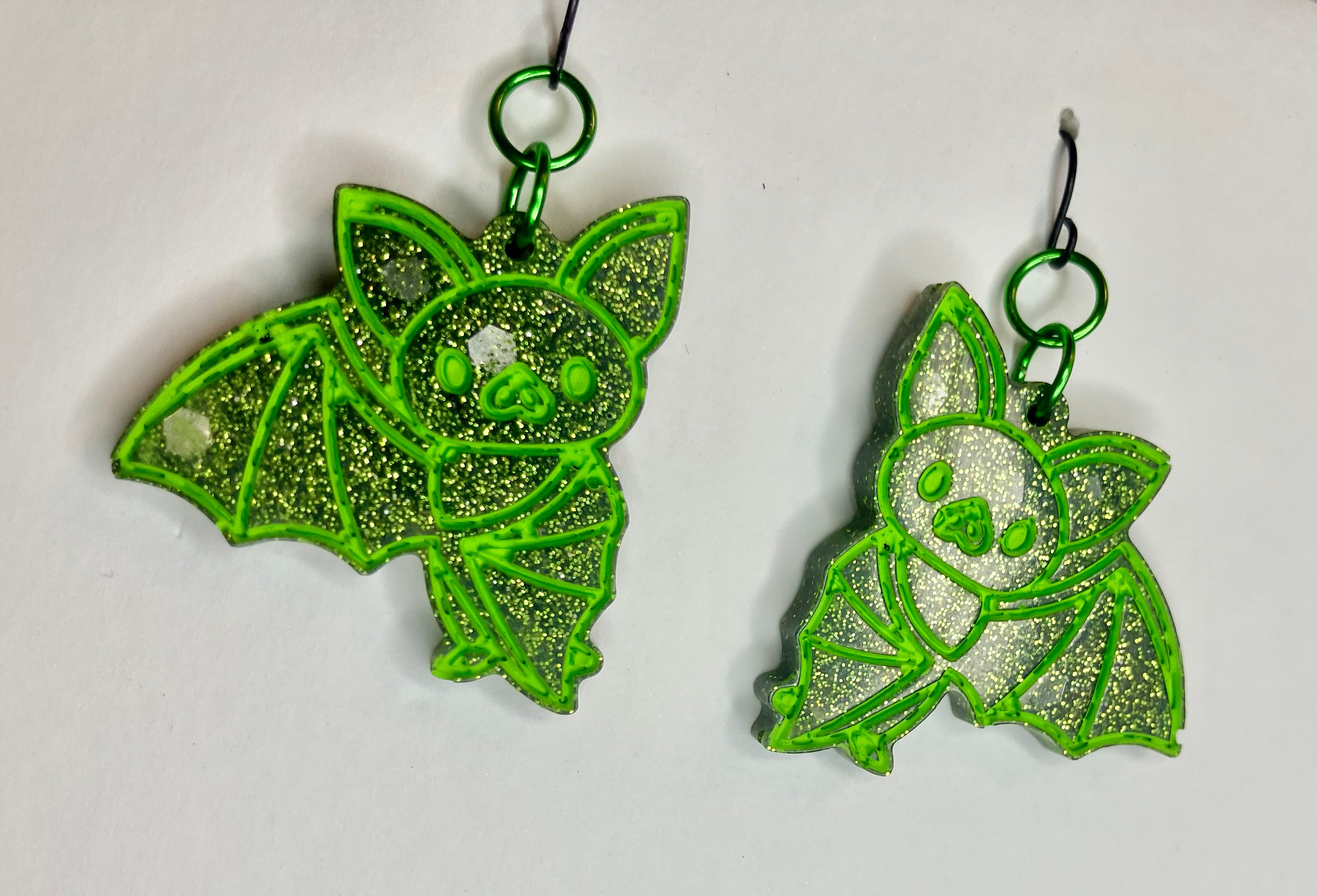 Miscellaneous spooky resin earrings
