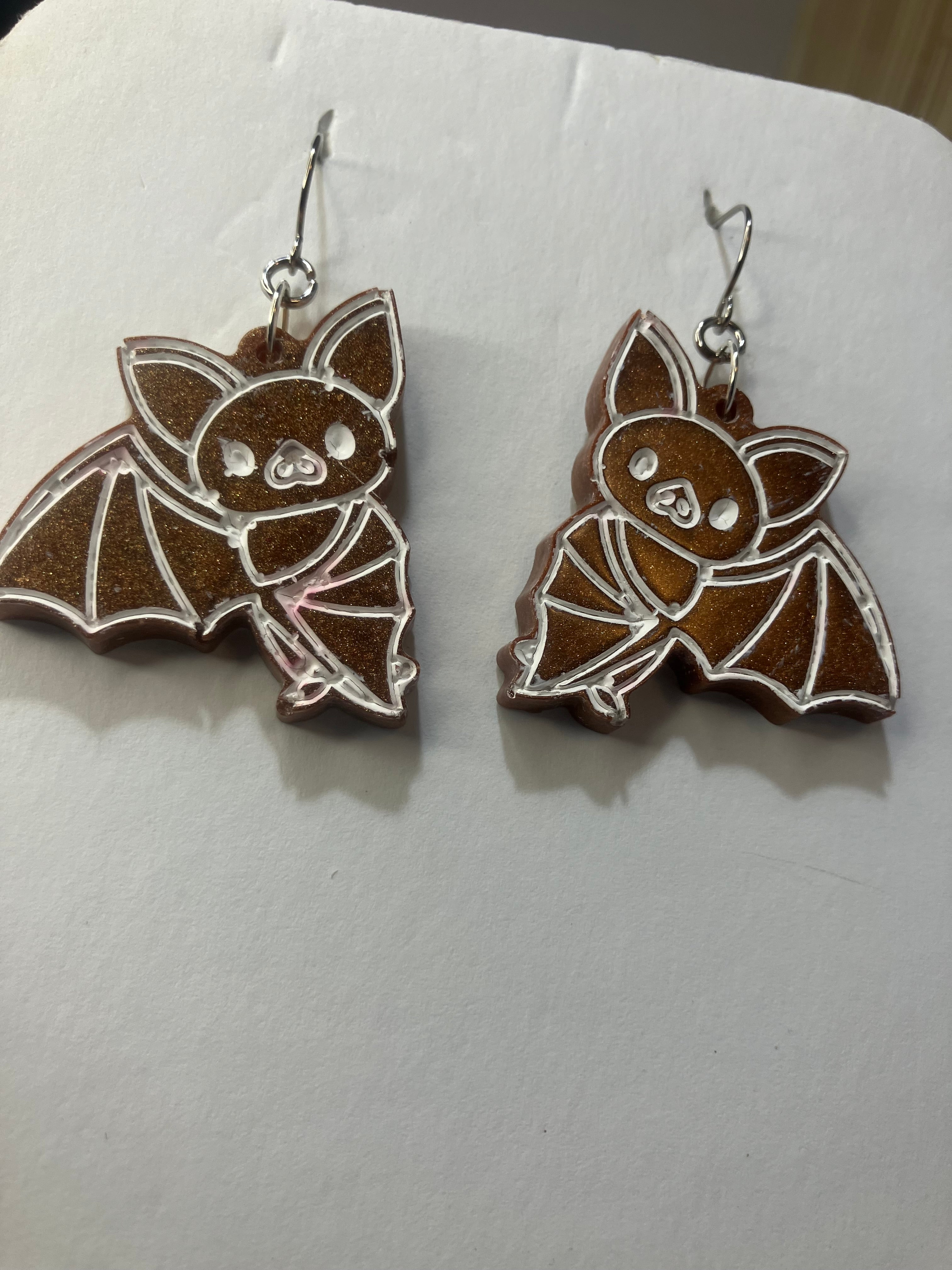 Miscellaneous spooky resin earrings