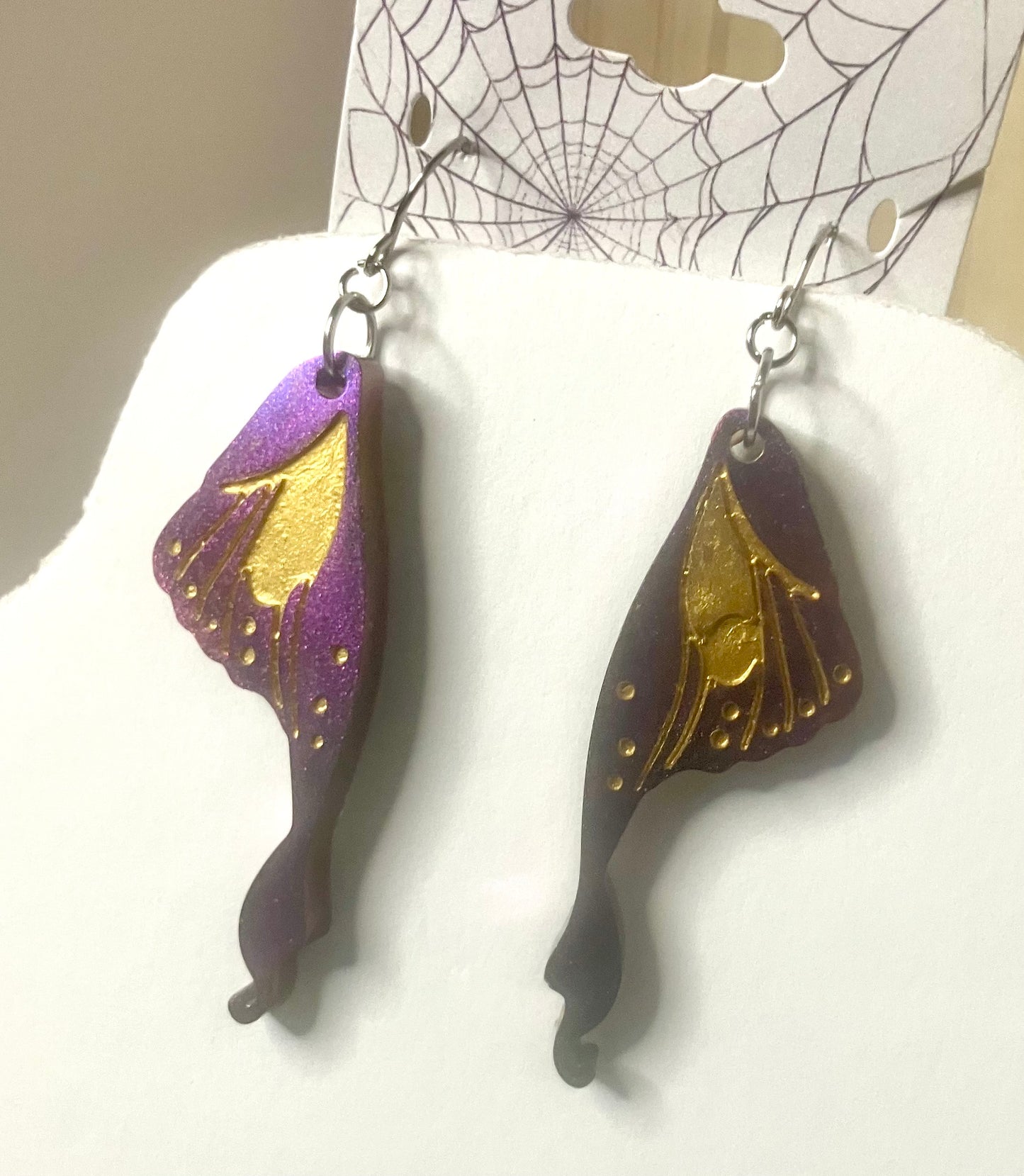 butterfly wings resin jewelry