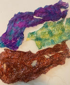 Multi pack dyed snake shed pieces