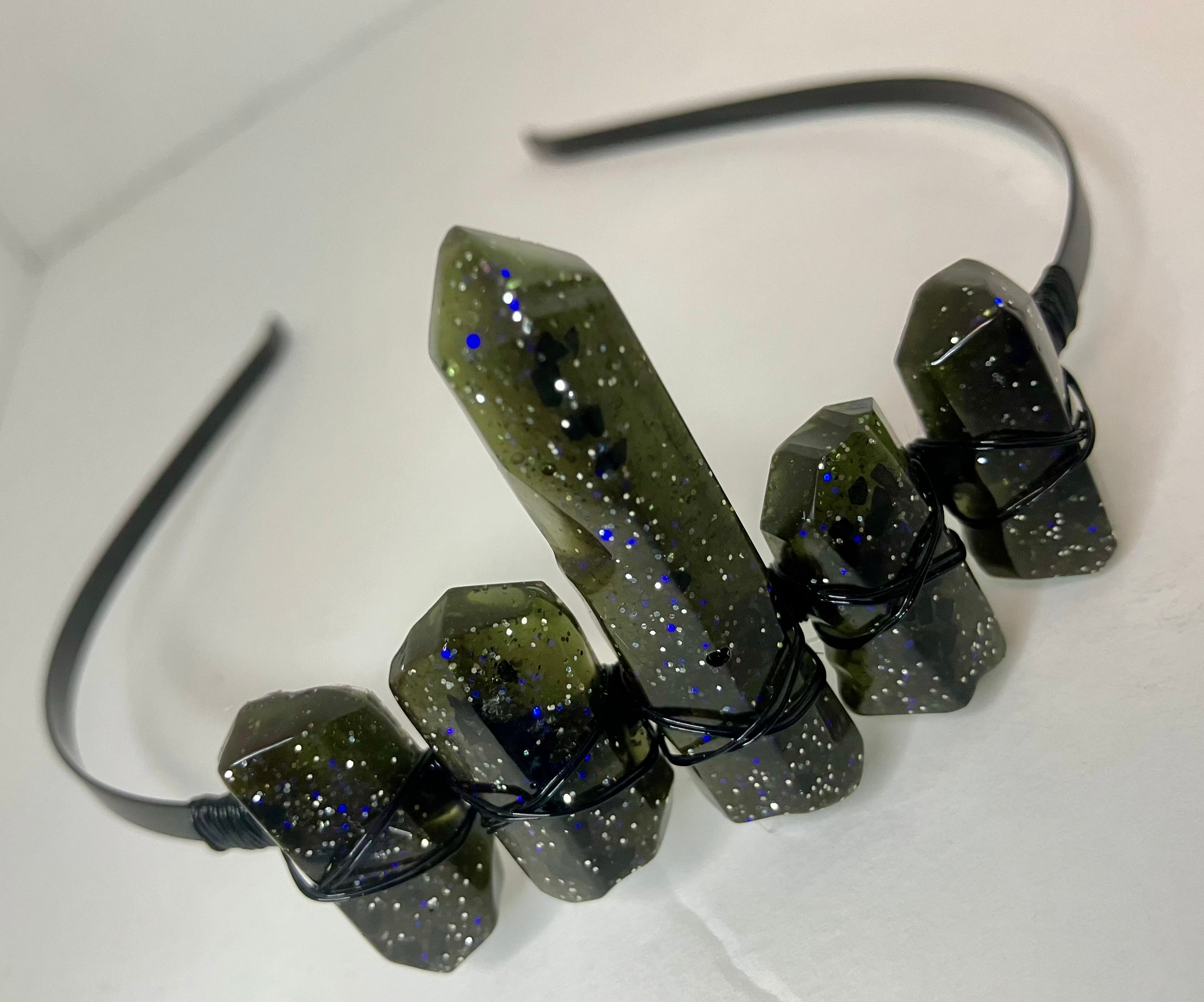 Resin Crystal Crowns