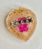 Resin pins and hair clips