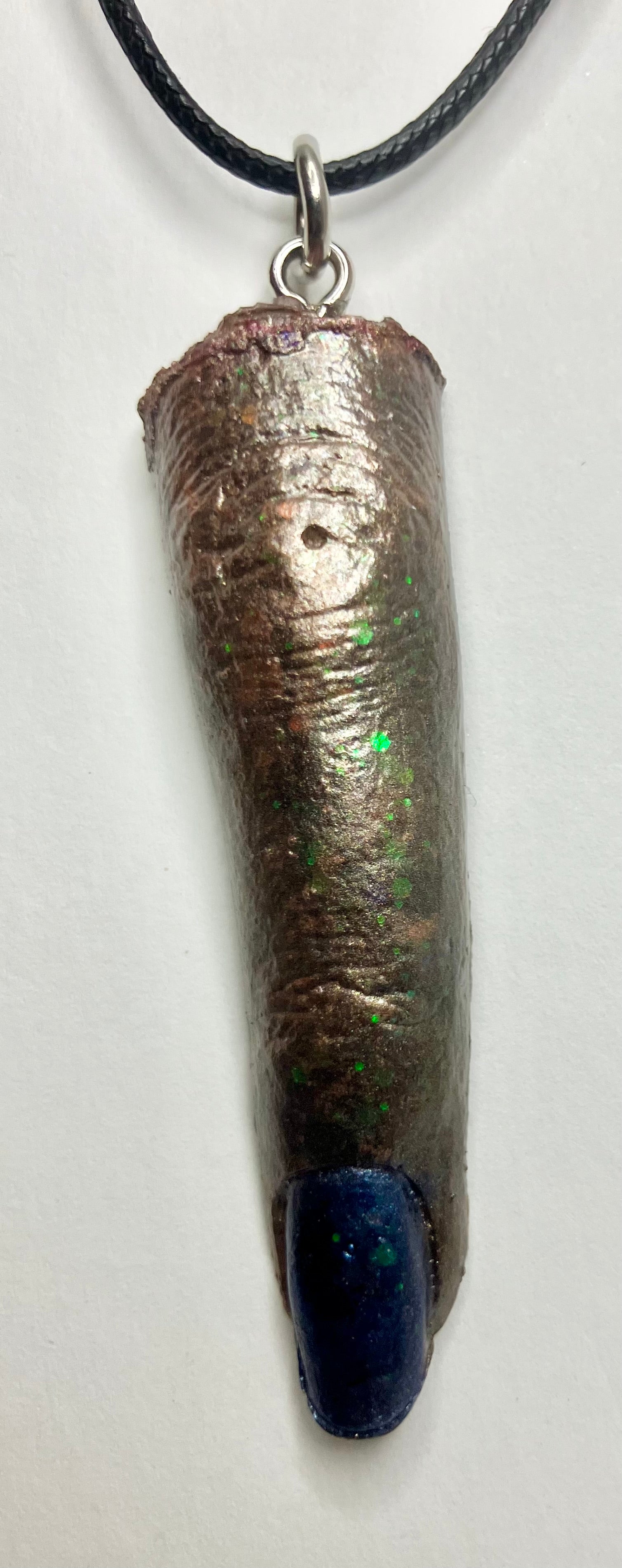 Severed finger necklace