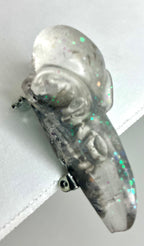 Resin pins and hair clips