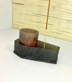 Coffin votive holder/incense burner