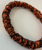 Wire bangle bracelet