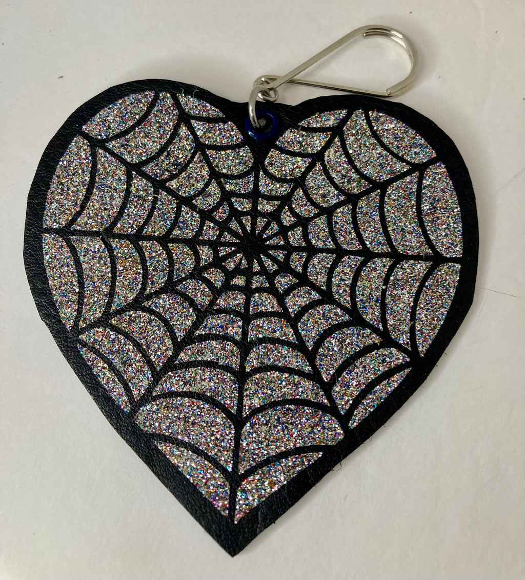 Leather and vinyl keychains