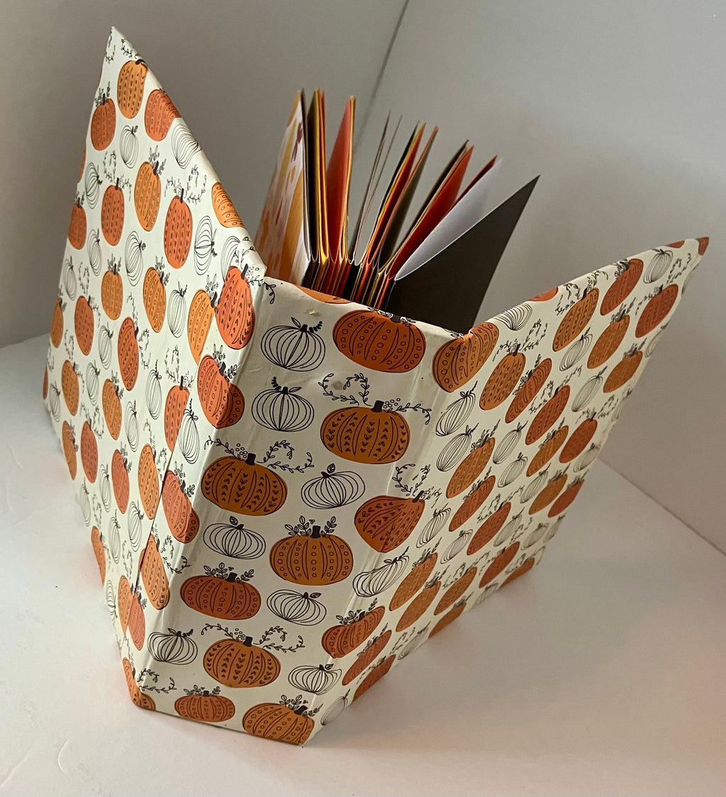 Medium pumpkin themed junk journal