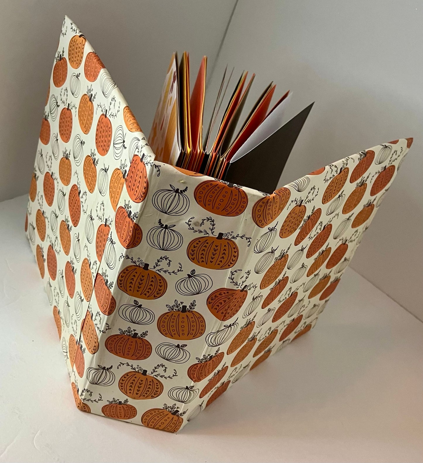 Medium pumpkin themed junk journal