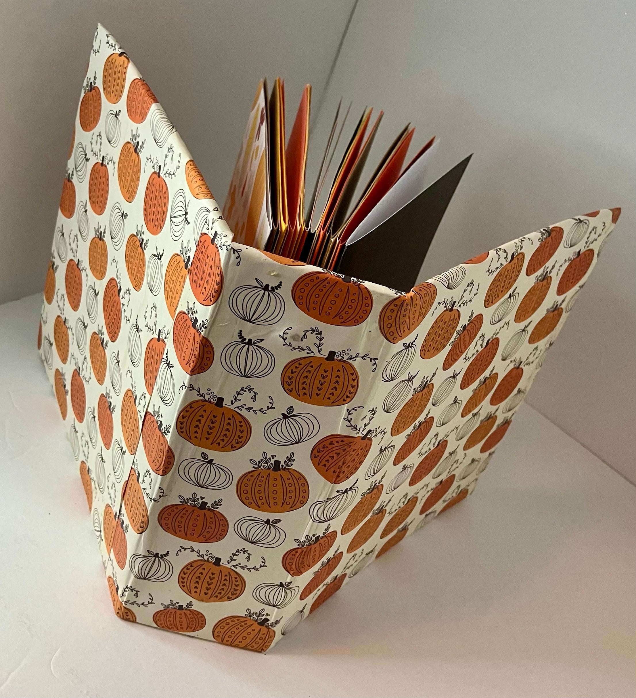 Medium pumpkin themed junk journal