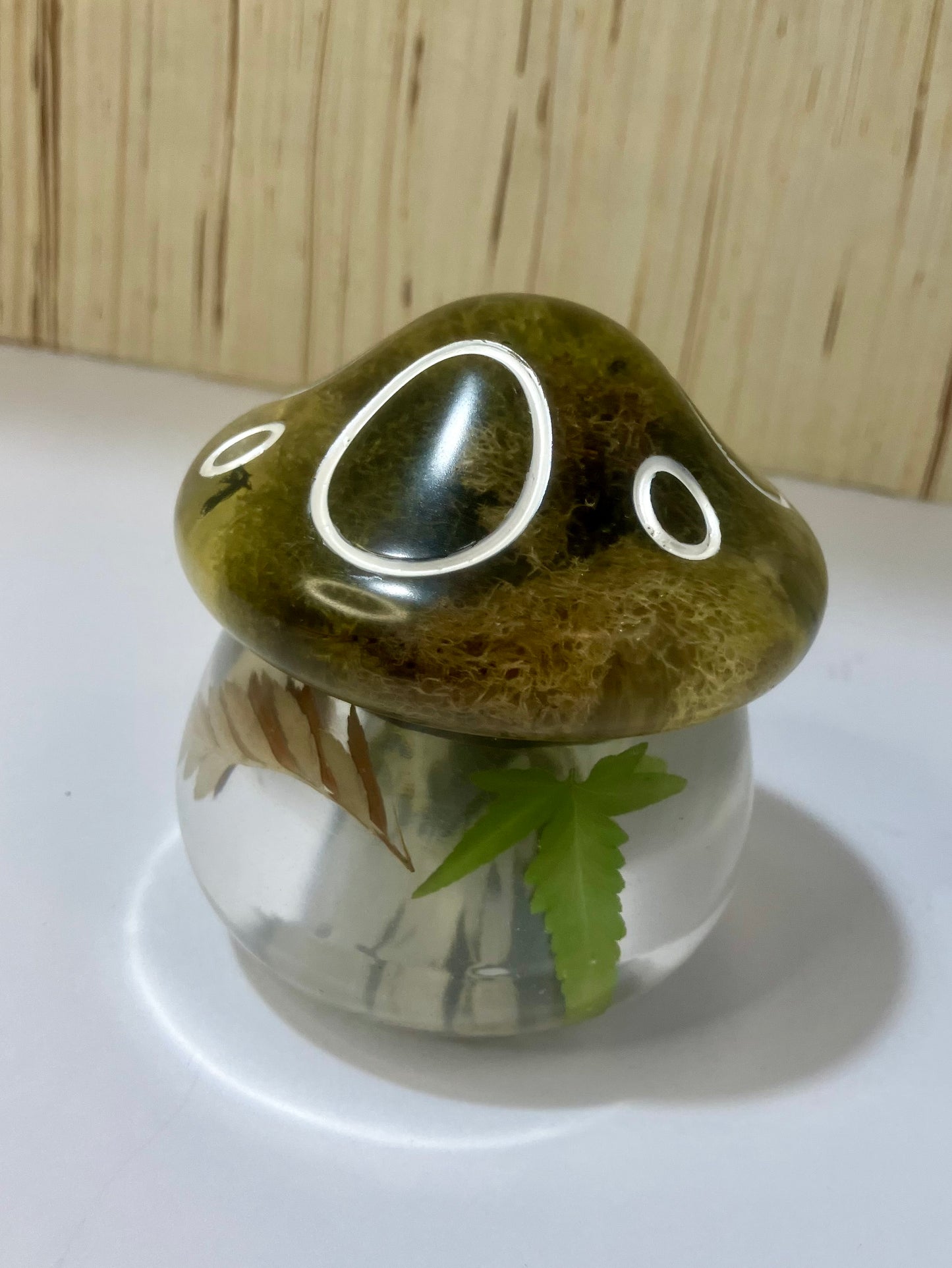 Resin Mushroom Trinket Box
