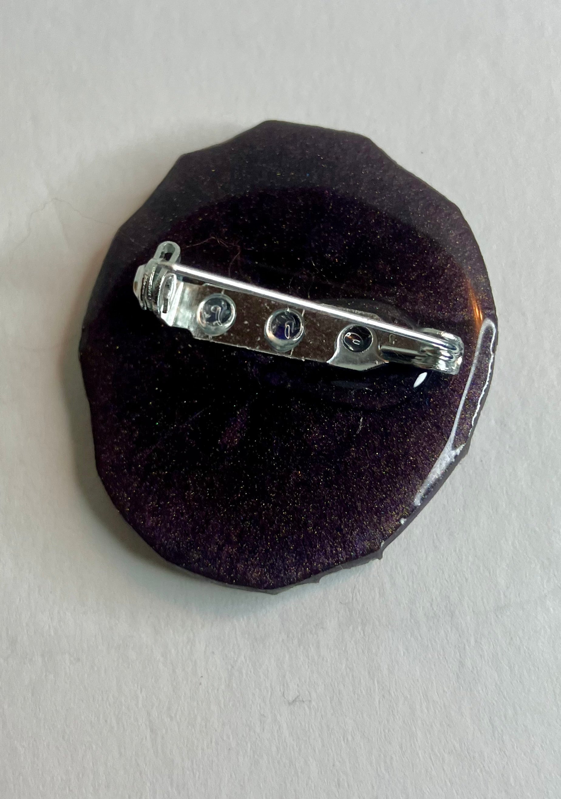 Resin pins and hair clips