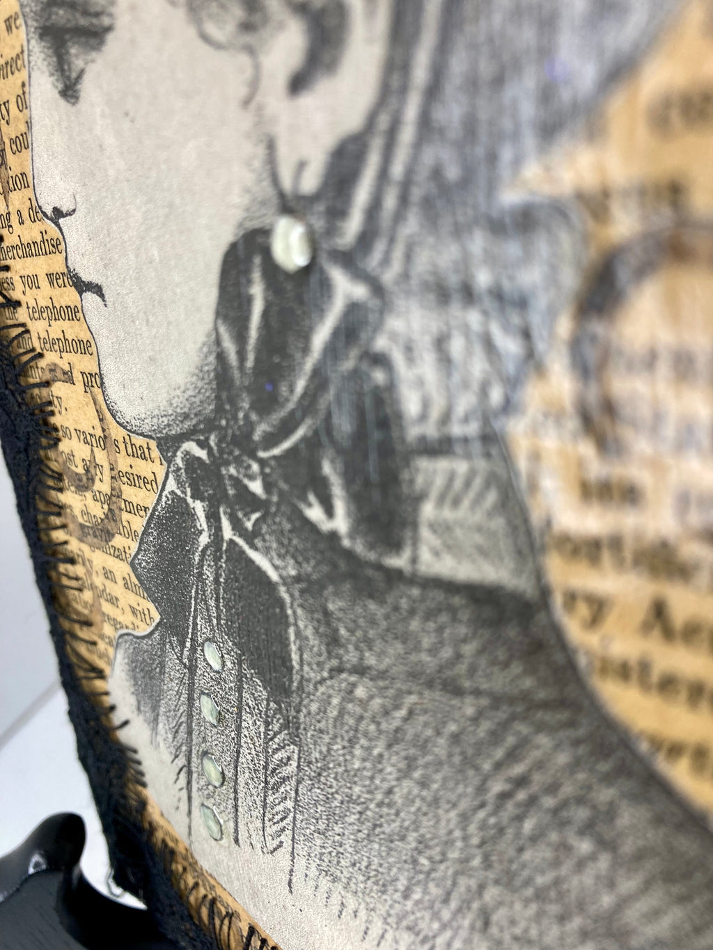 Adelaide, mixed media vintage art