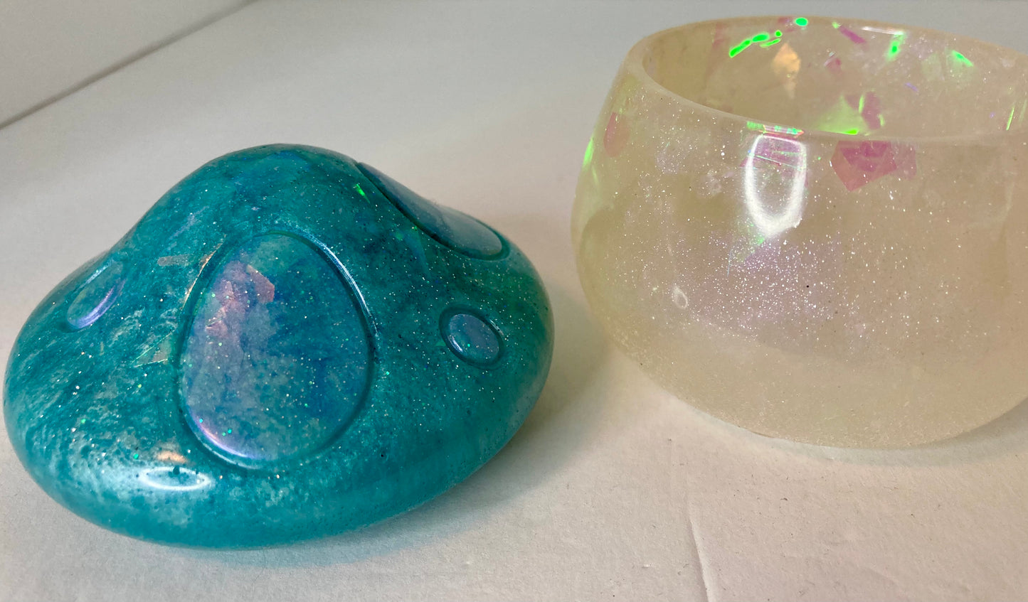 Resin Mushroom Trinket Box