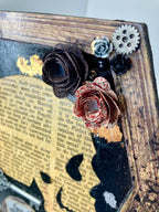 Coffin mixed media art