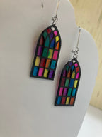 Faux stained glass jewelry