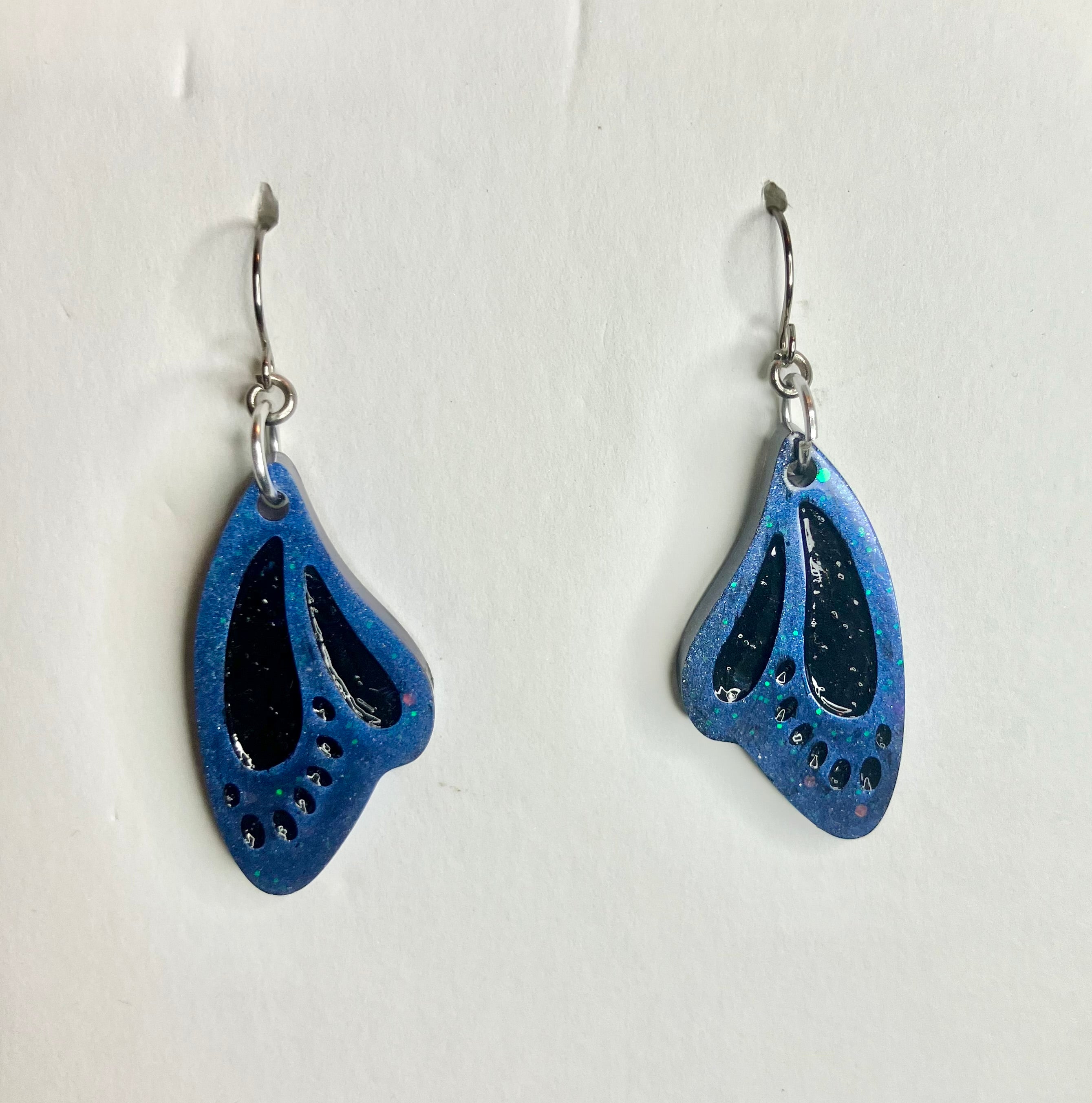 butterfly wings resin jewelry