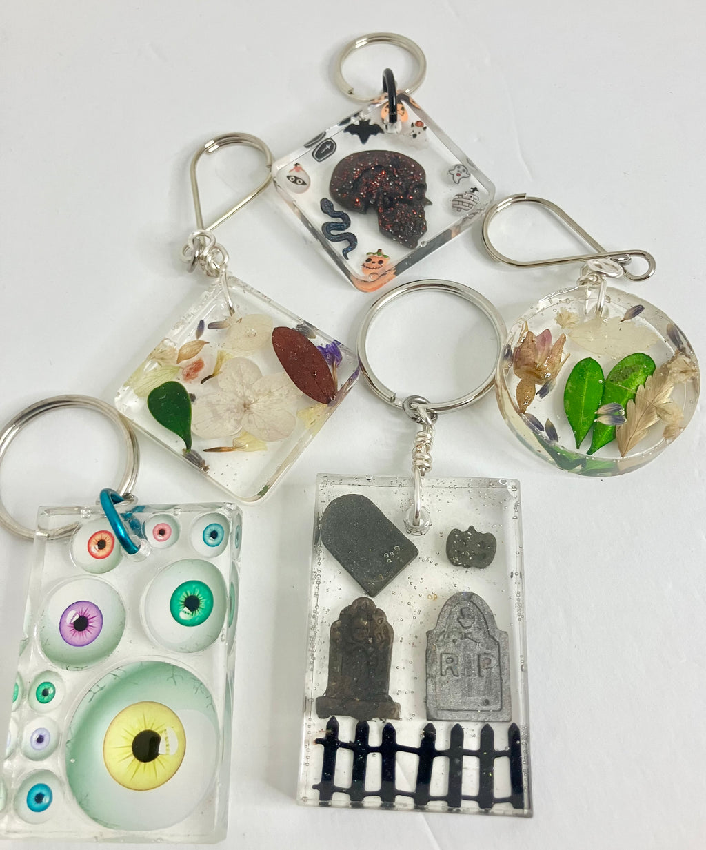 Resin keychains