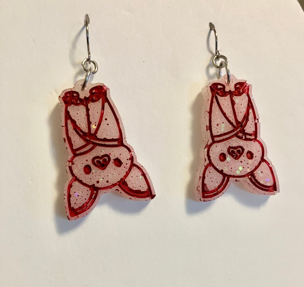 Miscellaneous spooky resin earrings