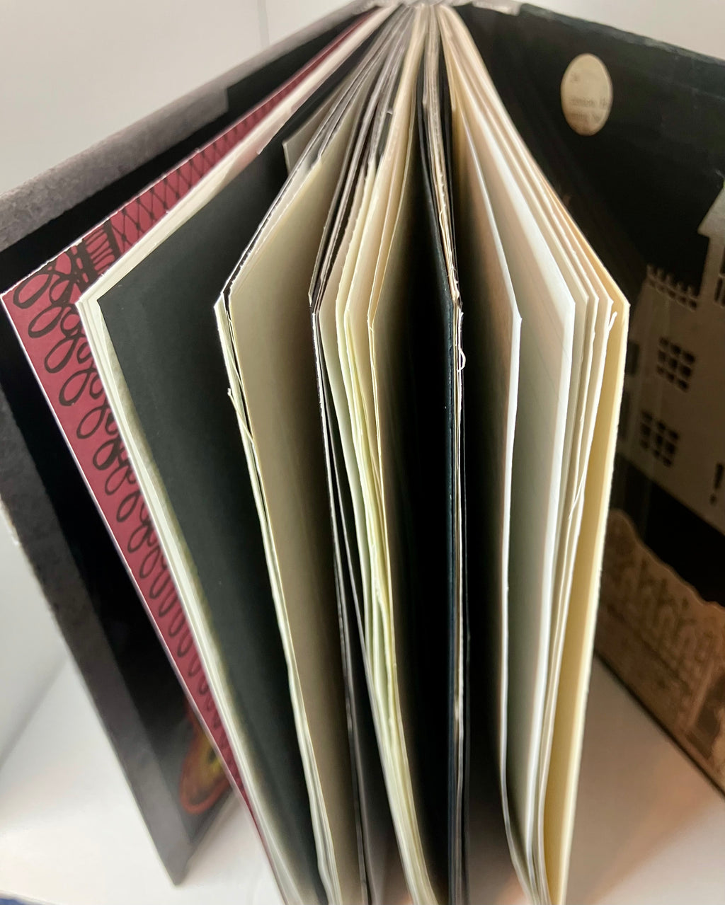 Haunted house themed junk journal