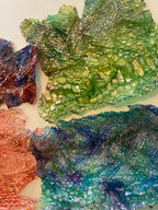 Multi pack dyed snake shed pieces