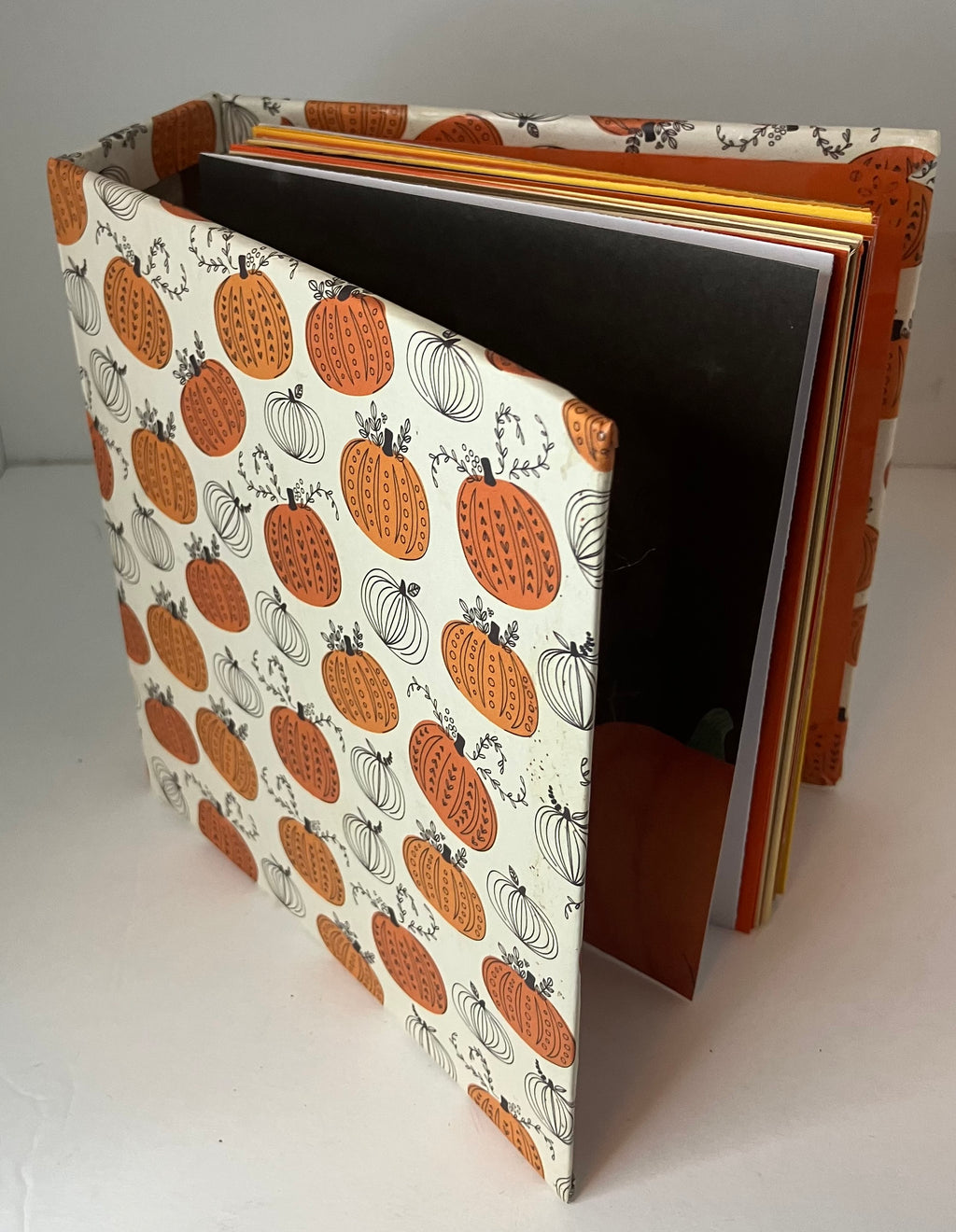 Medium pumpkin themed junk journal
