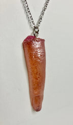 Severed finger necklace