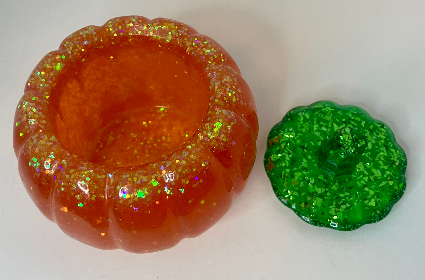 Resin Pumpkin Trinket Boxes