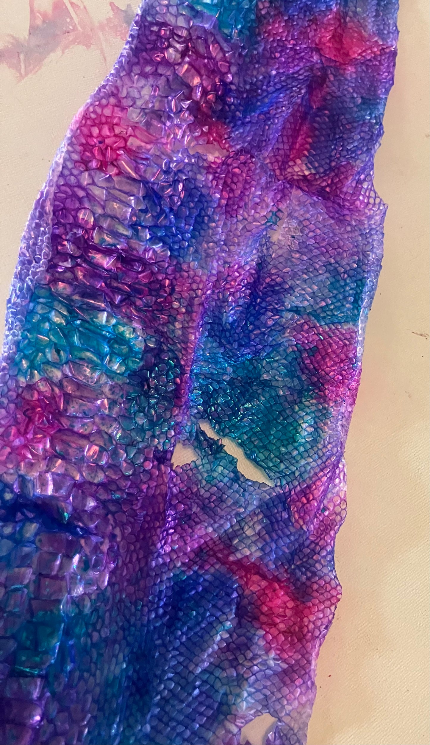 Dyed Snake Shed Pieces