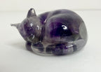 Amethyst filled sleeping pet figuring