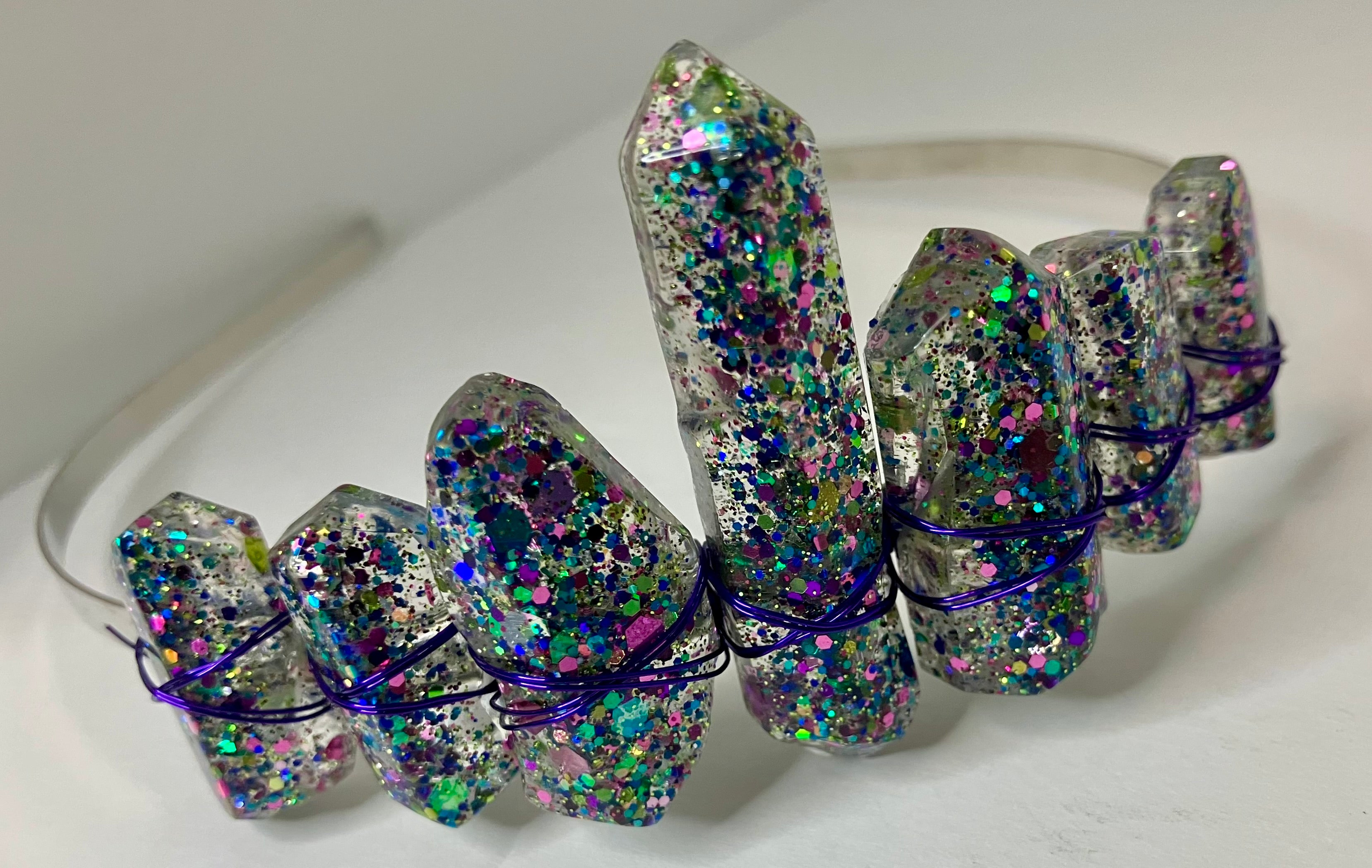 Resin Crystal Crowns