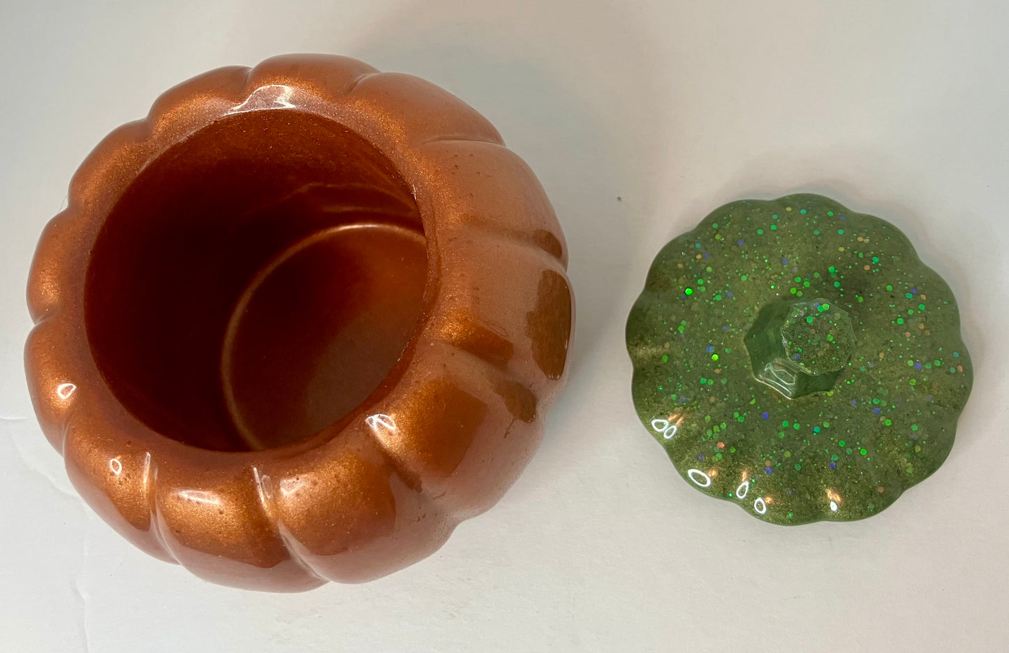 Resin Pumpkin Trinket Boxes