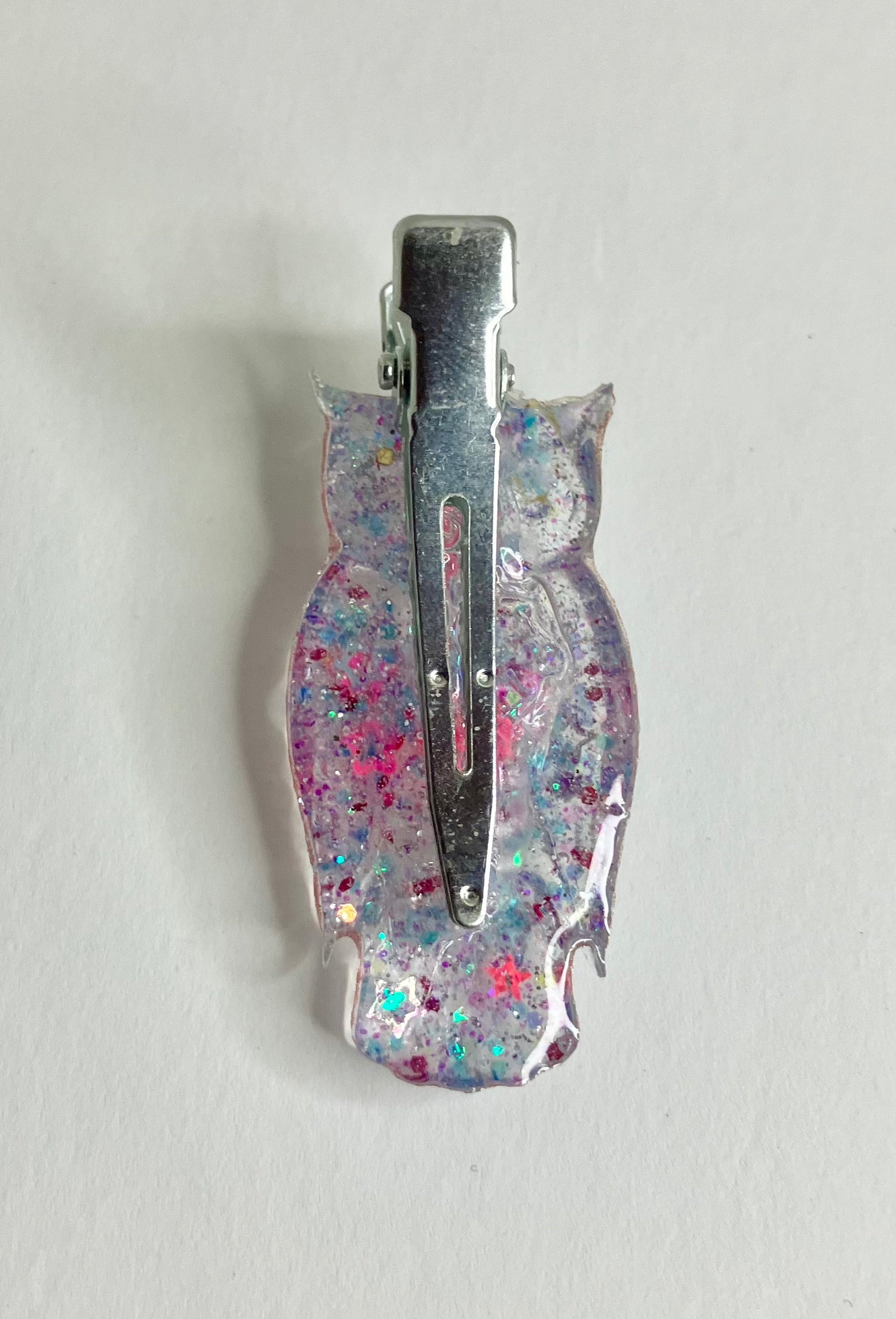 Resin pins and hair clips