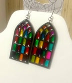 Faux stained glass jewelry