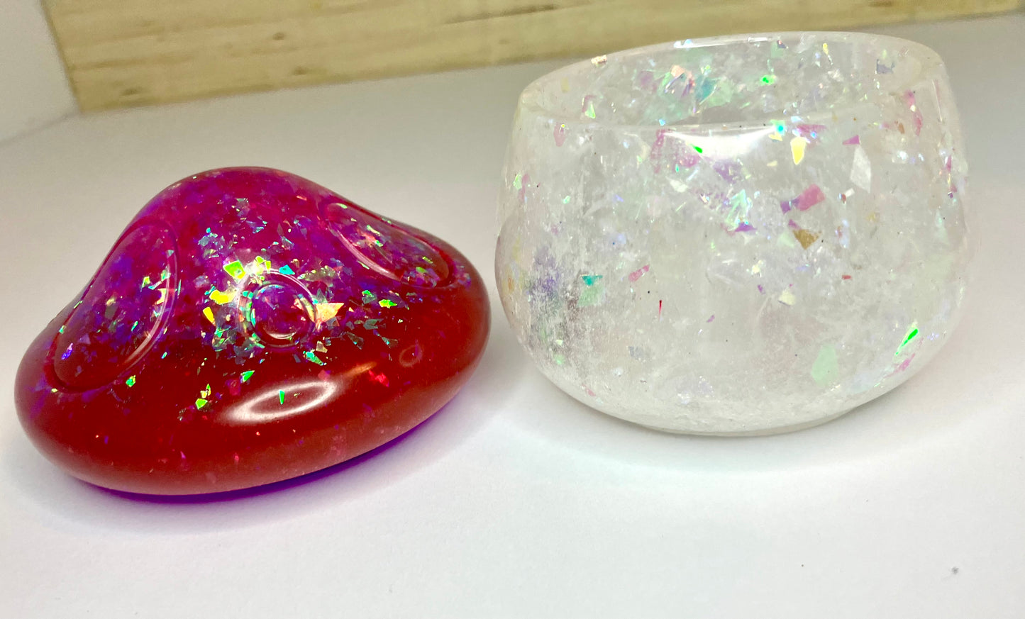 Resin Mushroom Trinket Box