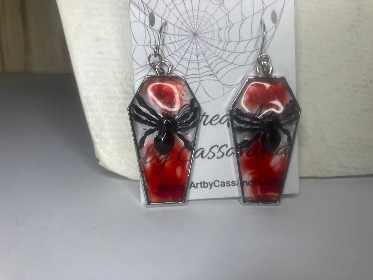 Gothic Coffin Bezel Resin Jewelry