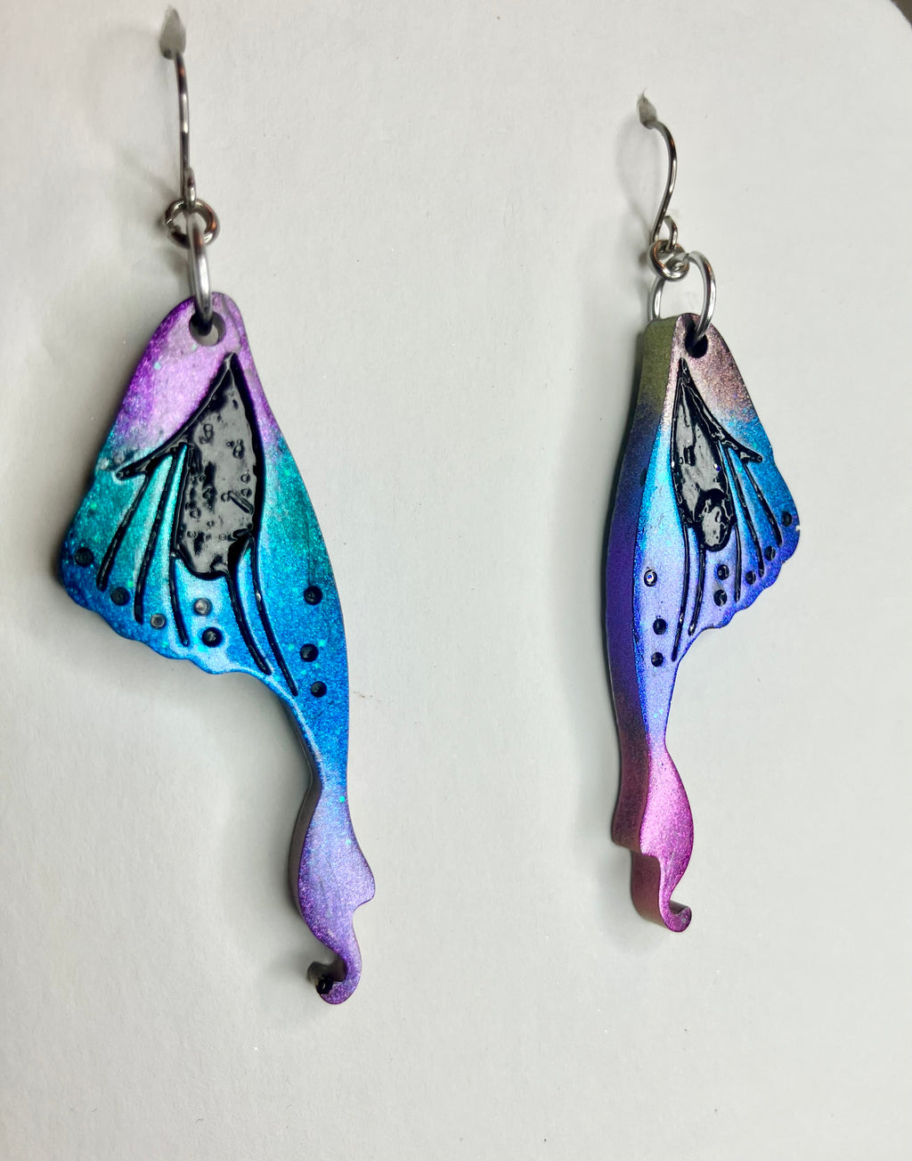 butterfly wings resin jewelry