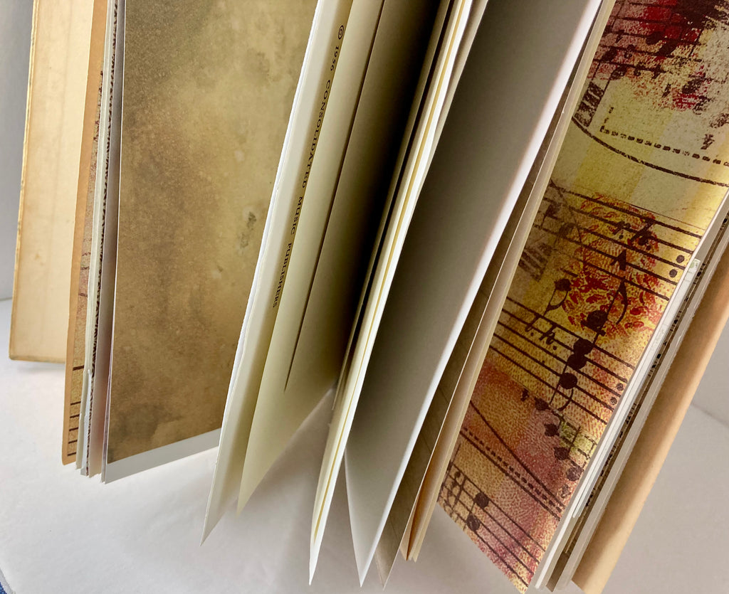 Mozart book art journal