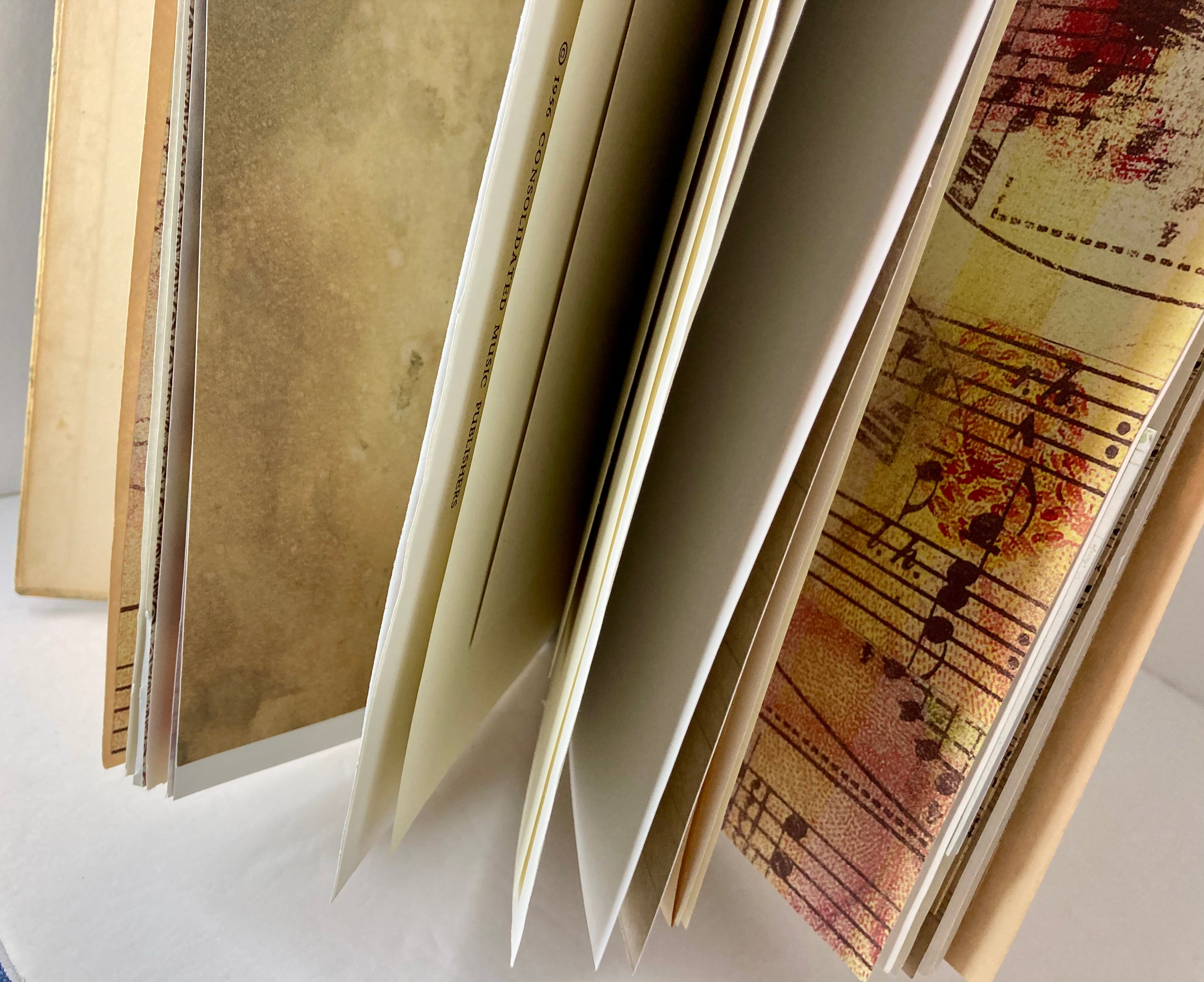Mozart book art journal