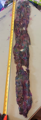 Single dyed snake shed pieces