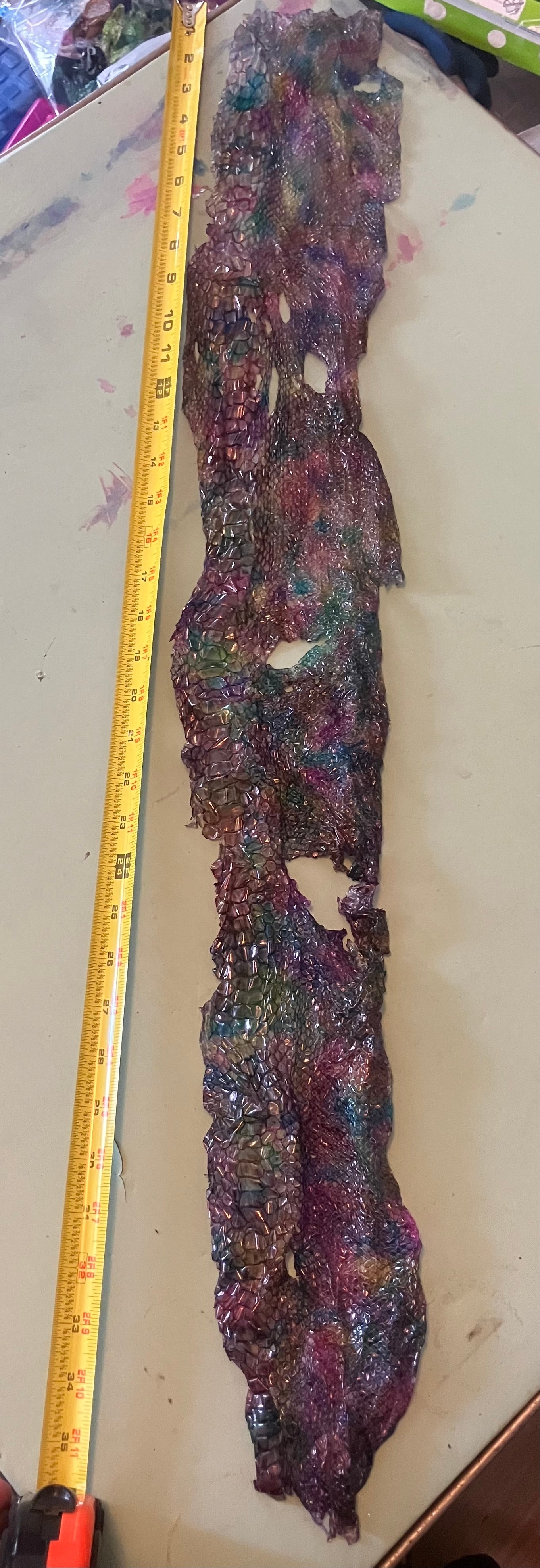 Dyed Snake Shed Pieces