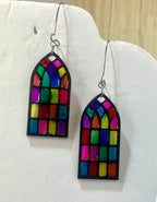 Faux stained glass jewelry